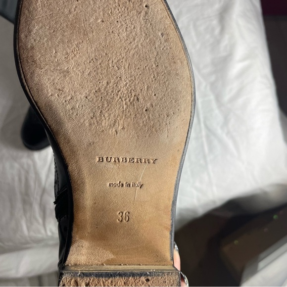 Burberry  Black Ankle Booties - Picture 6 of 8